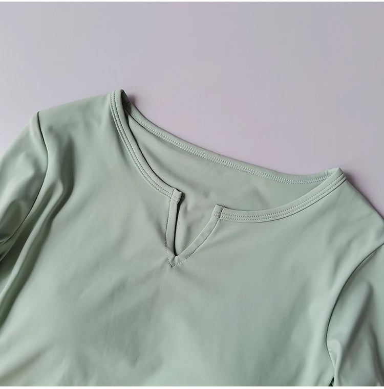 Long Sleeve Slim Fit Camisole Shirt
