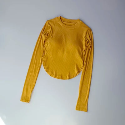 Long Sleeve Seamless Camisole Top