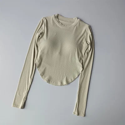 Long Sleeve Seamless Camisole Top
