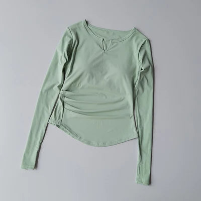 Long Sleeve Slim Fit Camisole Shirt