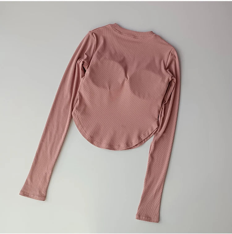 Long Sleeve Seamless Camisole Top