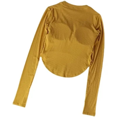 Long Sleeve Seamless Camisole Top