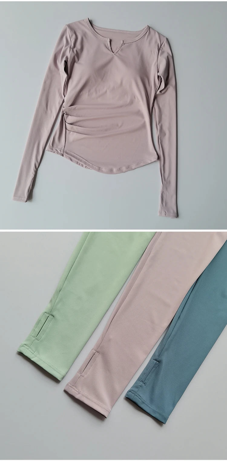Long Sleeve Slim Fit Camisole Shirt