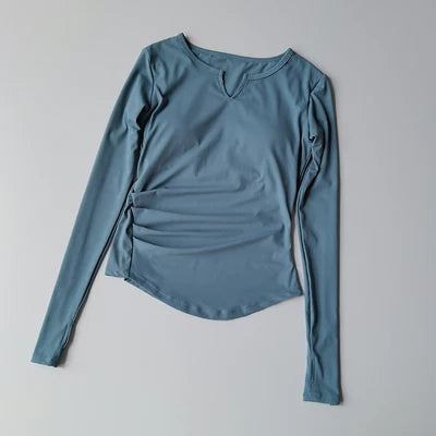 Long Sleeve Slim Fit Camisole Shirt