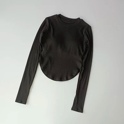 Long Sleeve Seamless Camisole Top