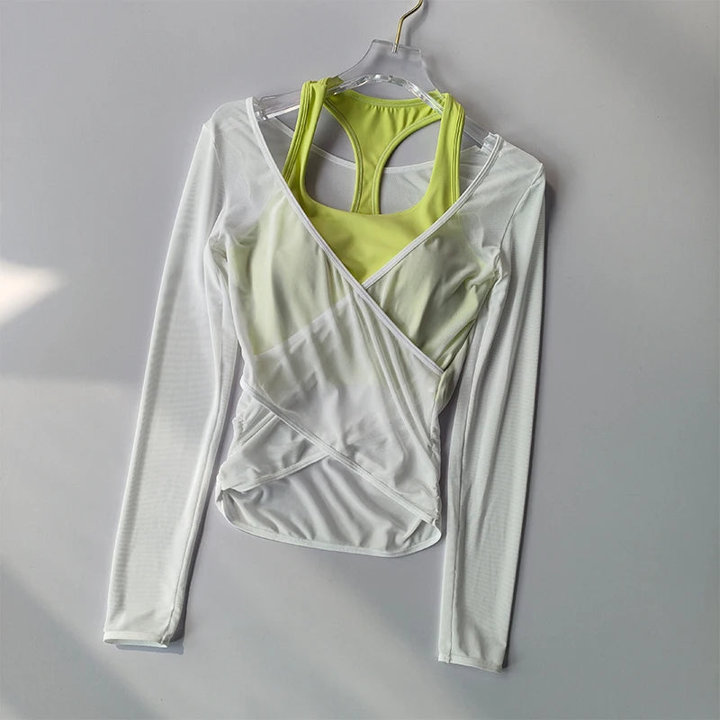 Sexy Mesh Slimming Yoga Set