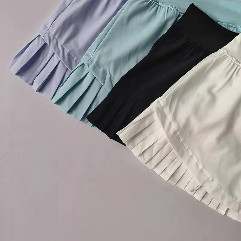 Pleated Sports Skirt – Built-In Shorts
