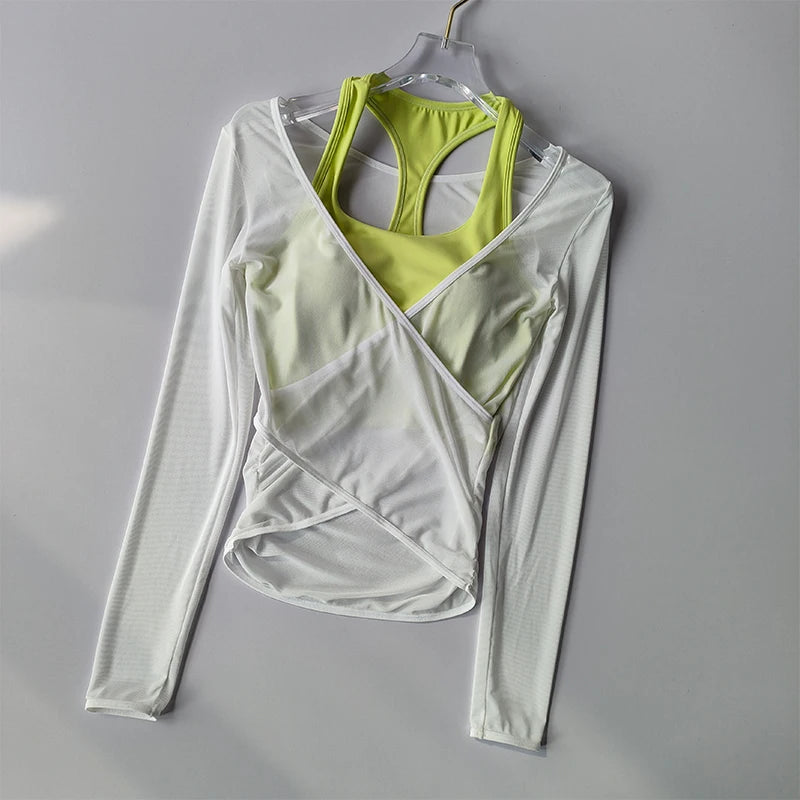 Sexy Mesh Slimming Yoga Set