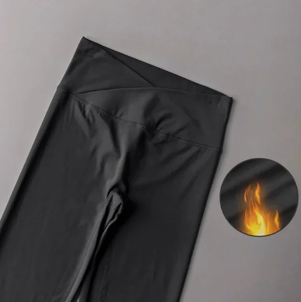 Velvet High-Waisted Sports Leggings
