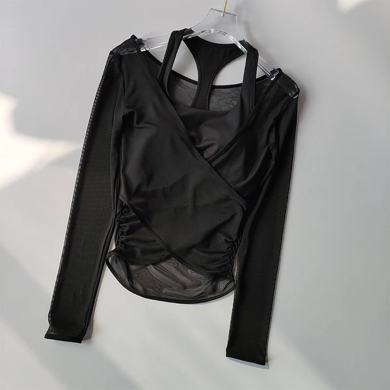 Sexy Mesh Slimming Yoga Set