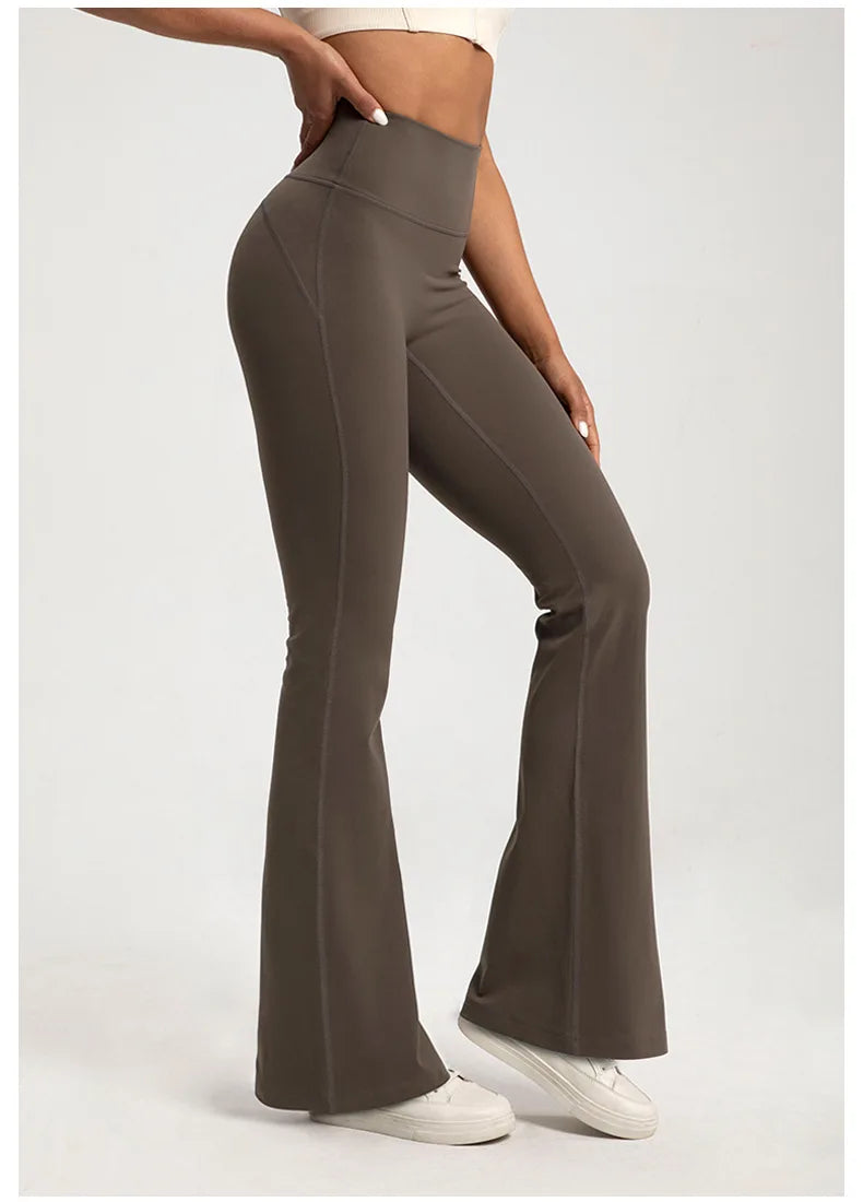 Naked Feel High-Waisted Flared Leggings