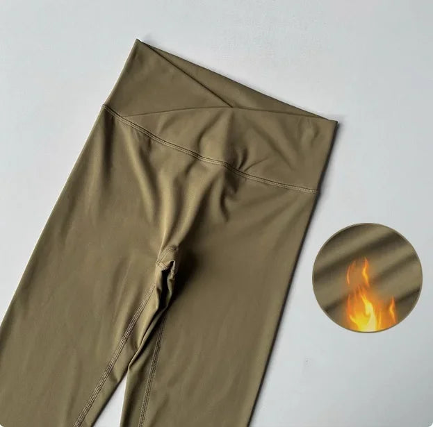Velvet High-Waisted Sports Leggings