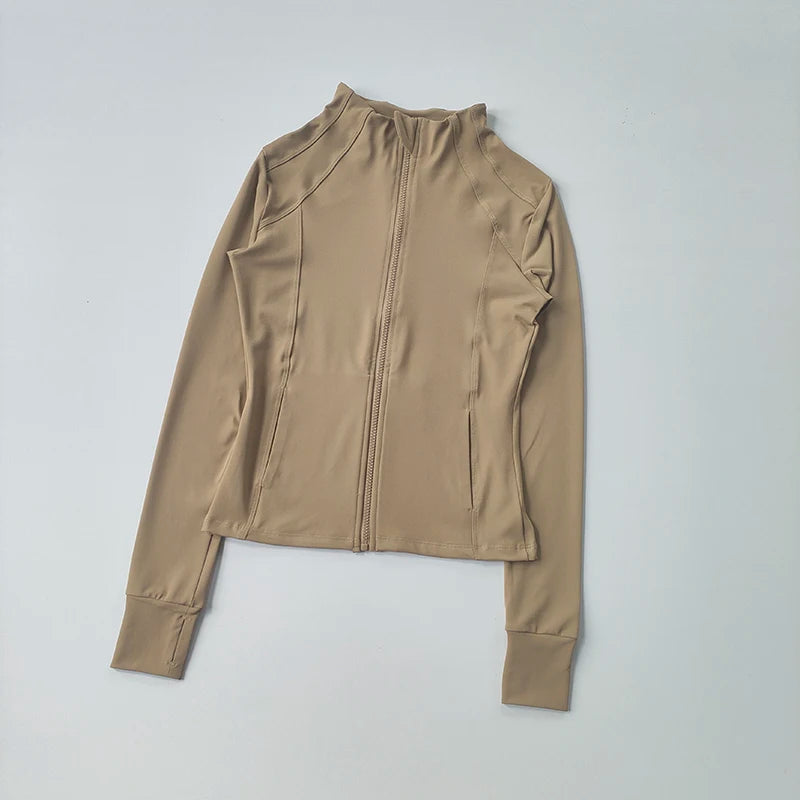 Long-Sleeve Slim Fit Sports Coat
