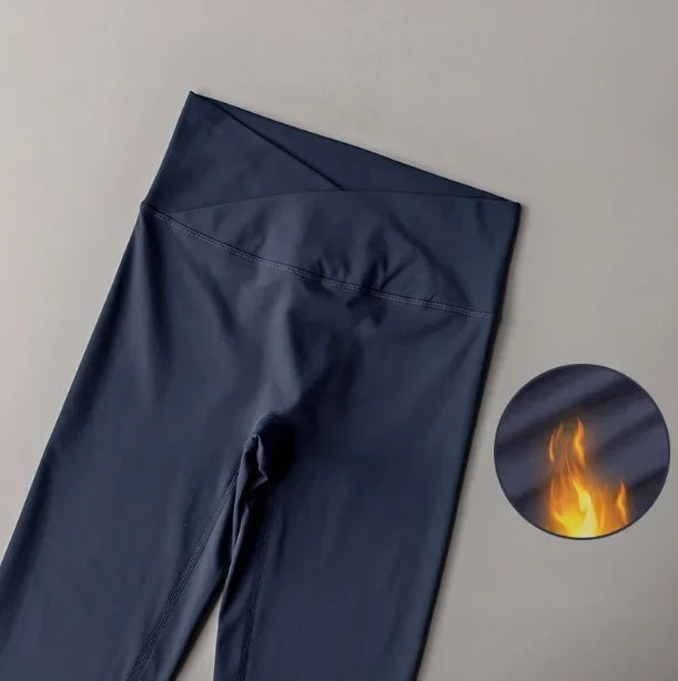 Velvet High-Waisted Sports Leggings
