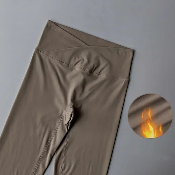 Velvet High-Waisted Sports Leggings