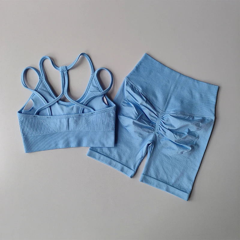 Peach-Lift High-Waist Sports & Shockproof Bra