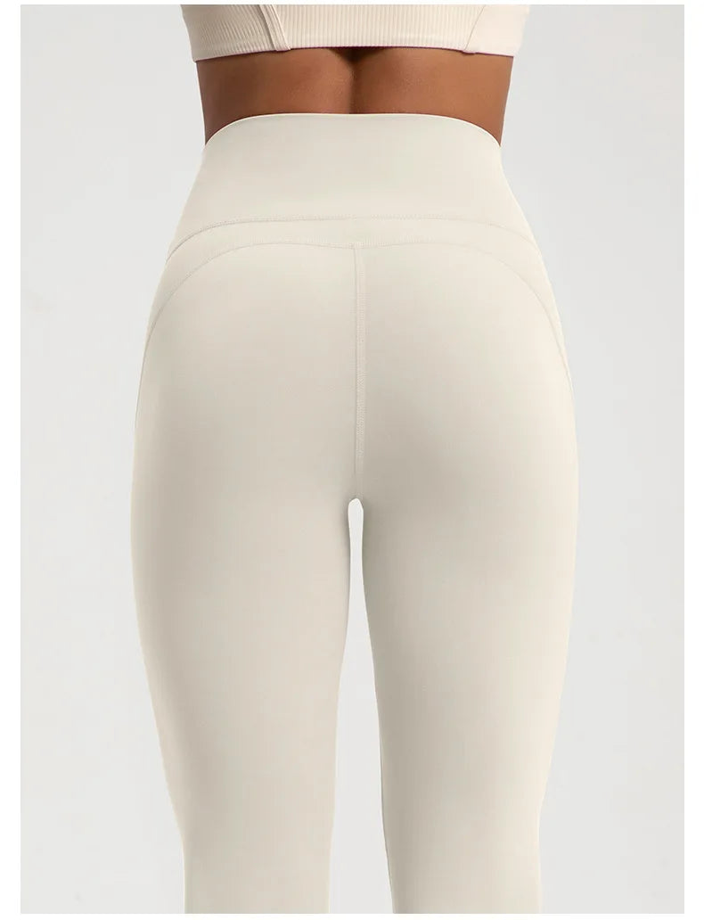 Naked Feel High-Waisted Flared Leggings