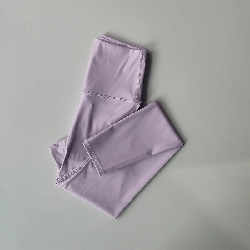 High-Waist Nude Leggings with Pockets