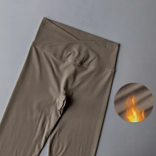 Velvet High-Waisted Sports Leggings