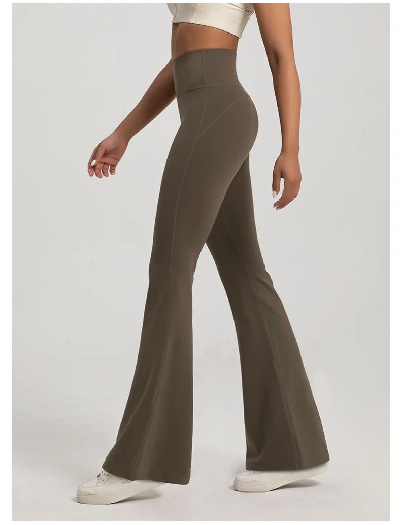 Naked Feel High-Waisted Flared Leggings