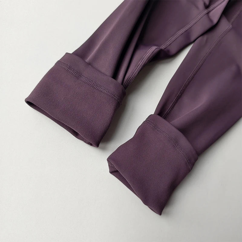 Velvet High-Waisted Sports Leggings