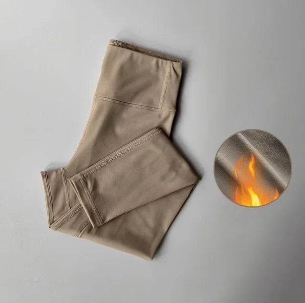 Velvet High-Waisted Sports Leggings