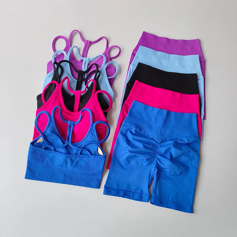 Peach-Lift High-Waist Sports & Shockproof Bra