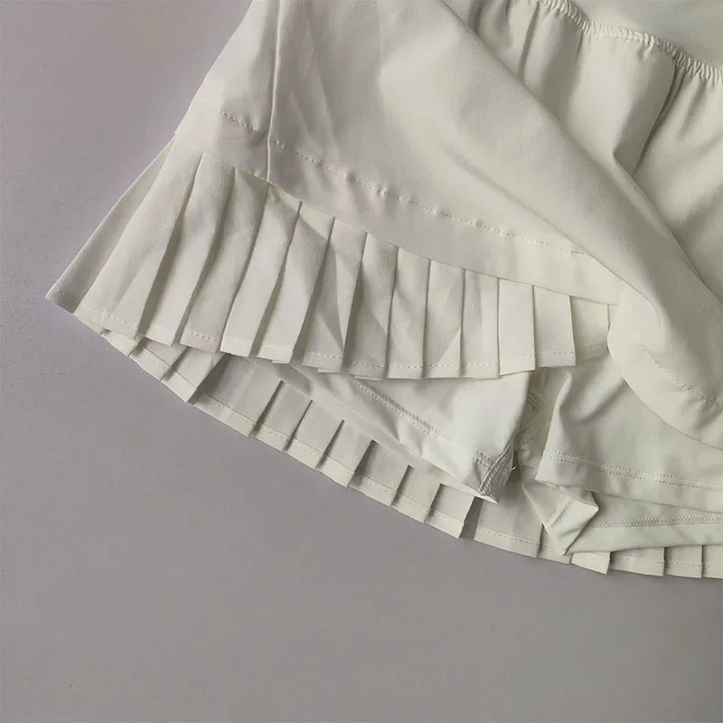Pleated Sports Skirt – Built-In Shorts