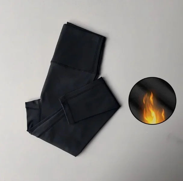Velvet High-Waisted Sports Leggings