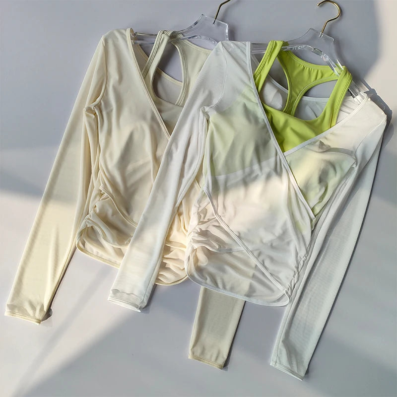Sexy Mesh Slimming Yoga Set