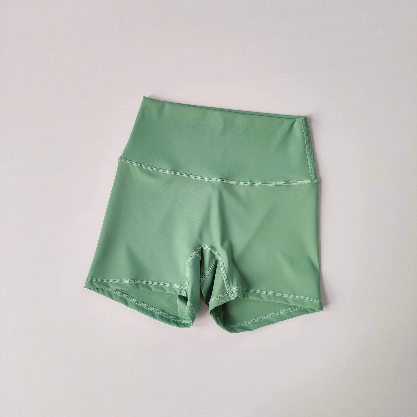 High-Waisted Sports Shorts – Nude