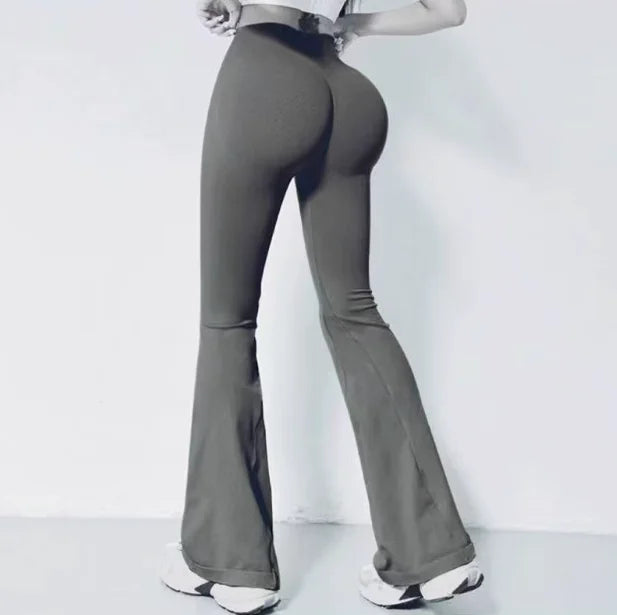 High-Waisted Flared Slimming Leggings