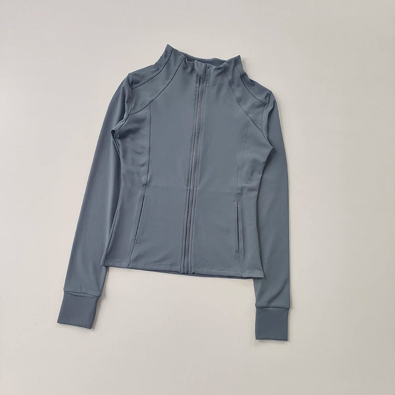 Long-Sleeve Slim Fit Sports Coat