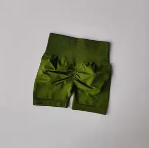 High-Waist Peach Hip Lifting Sports Shorts