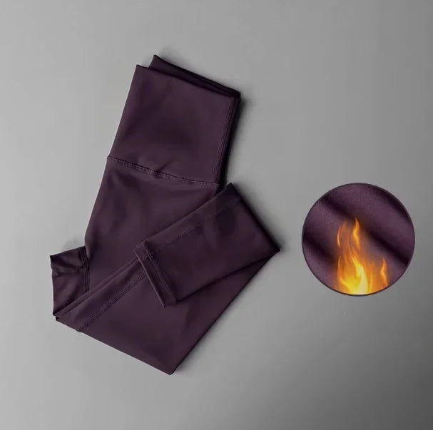 Velvet High-Waisted Sports Leggings