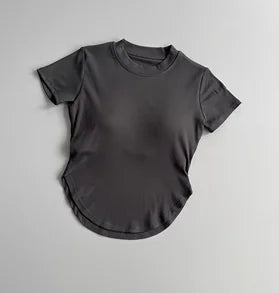 Short Sleeve Top with Built-In Chest Pad