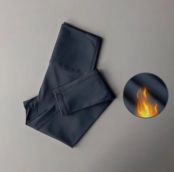 Velvet High-Waisted Sports Leggings