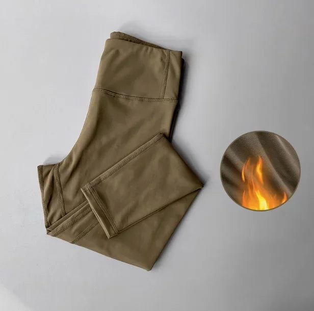 Velvet High-Waisted Sports Leggings