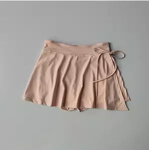 Side Split Skirt  with Pants and pocket