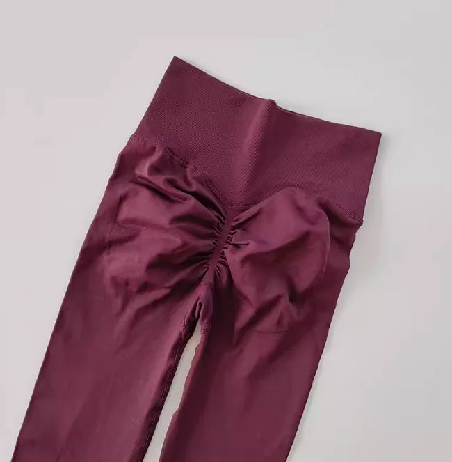 Seamless High-Waist Scrunch Butt Leggings