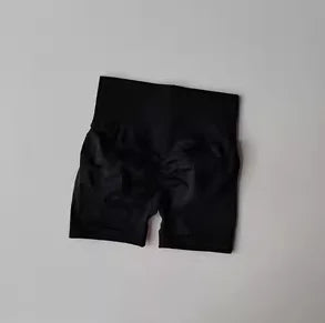 High-Waist Peach Hip Lifting Sports Shorts