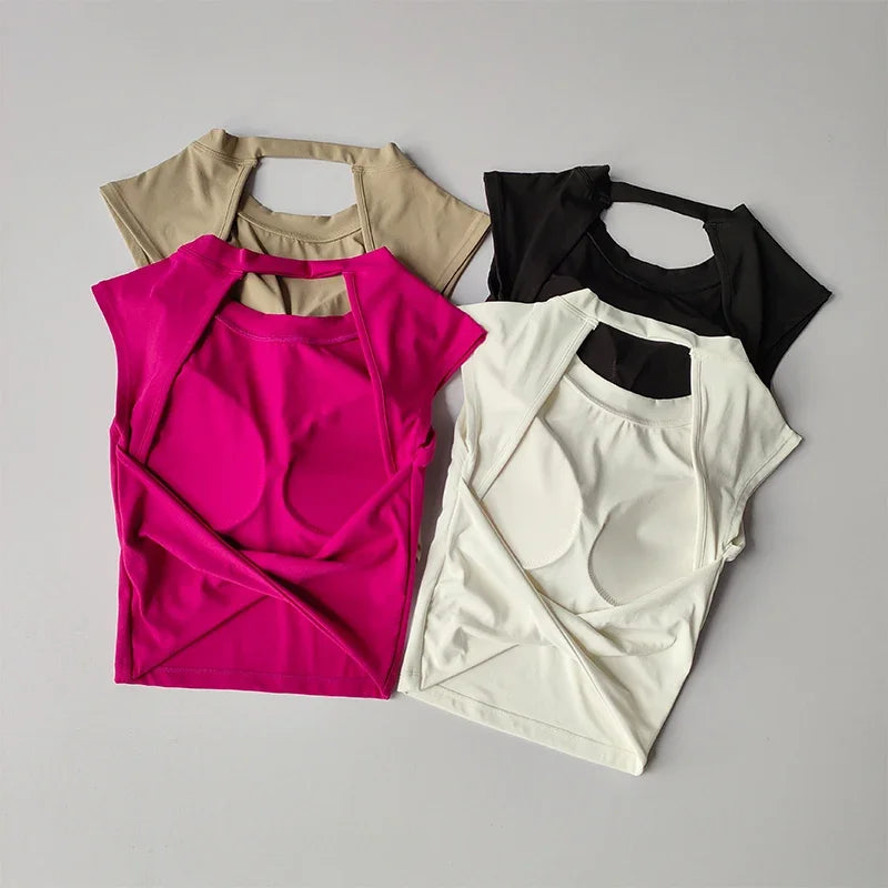 Detailed backless top