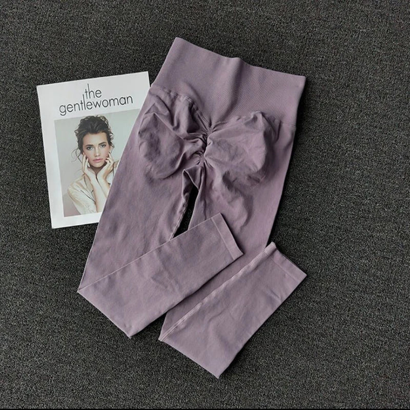 Seamless High-Waist Scrunch Butt Leggings