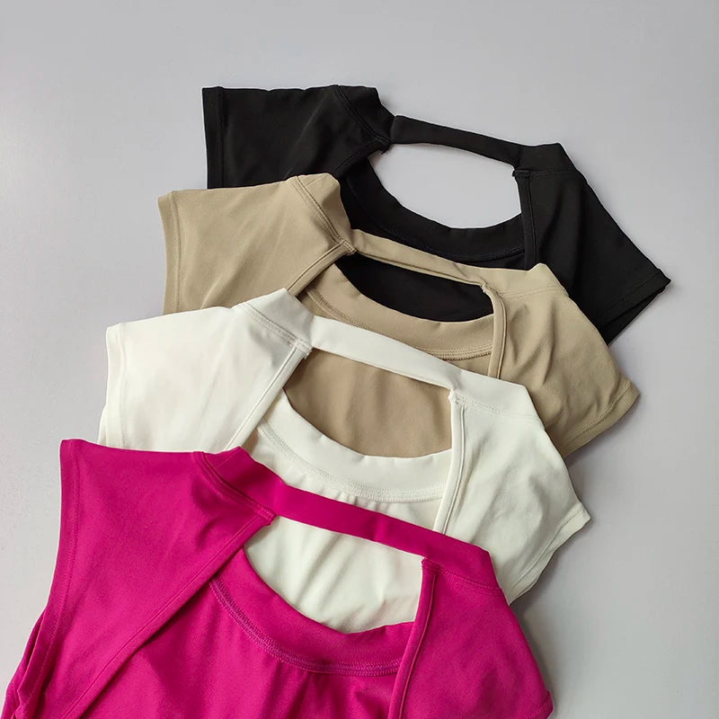 Detailed backless top