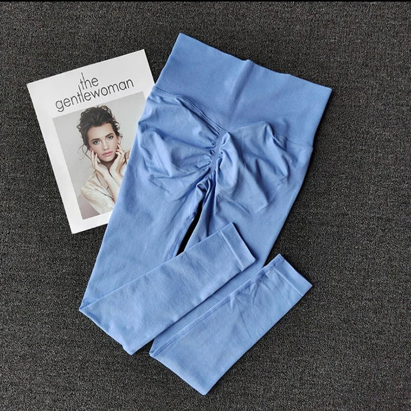 Seamless High-Waist Scrunch Butt Leggings