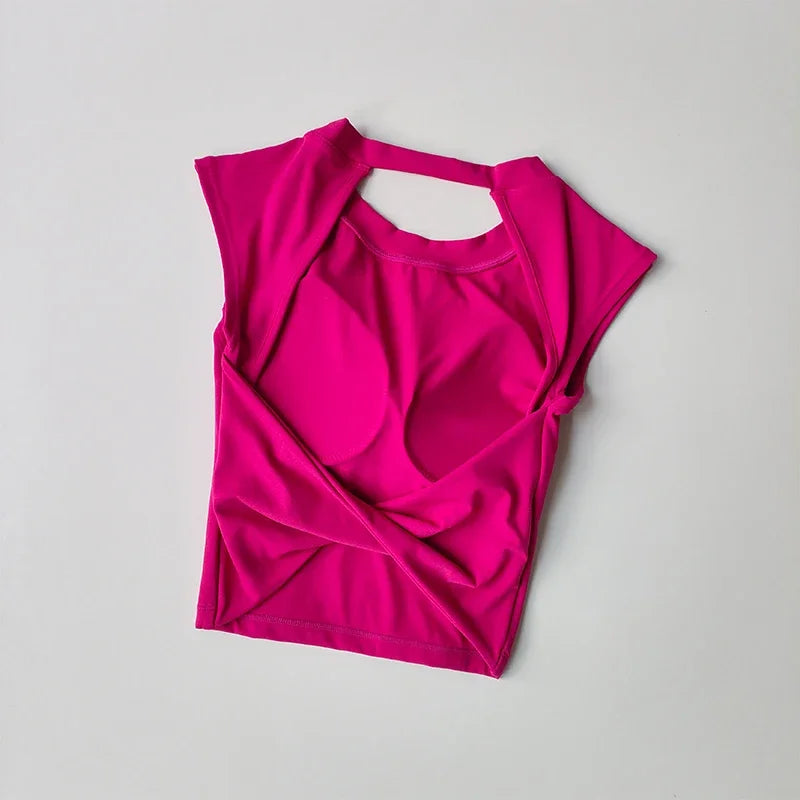 Detailed backless top