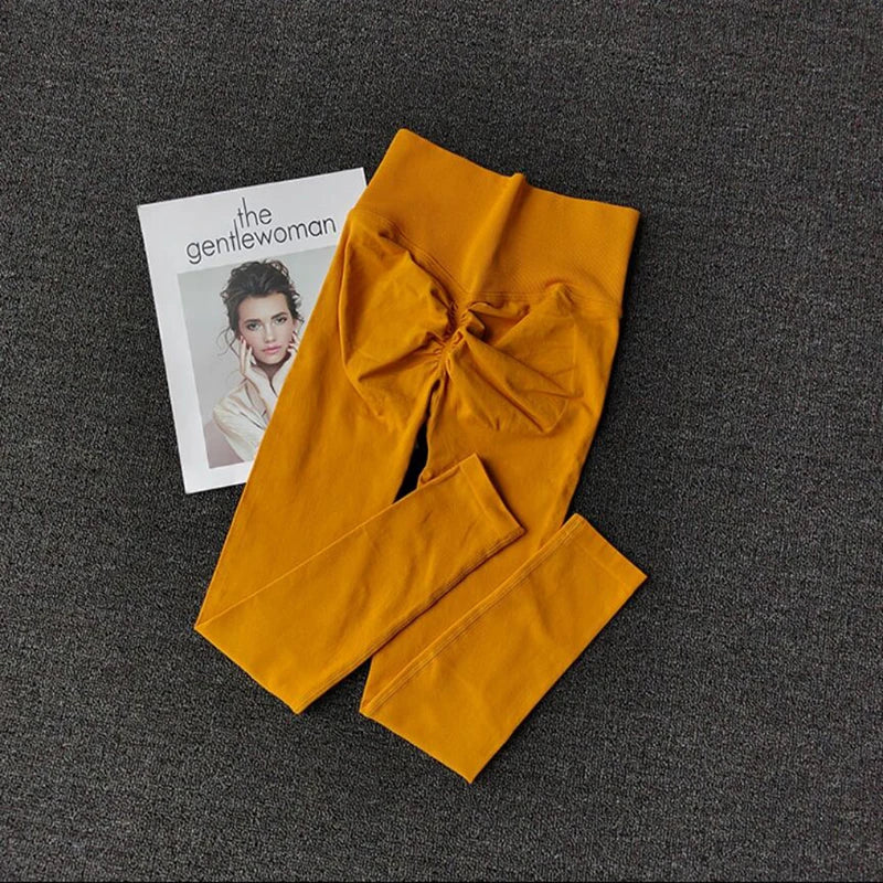 Seamless High-Waist Scrunch Butt Leggings