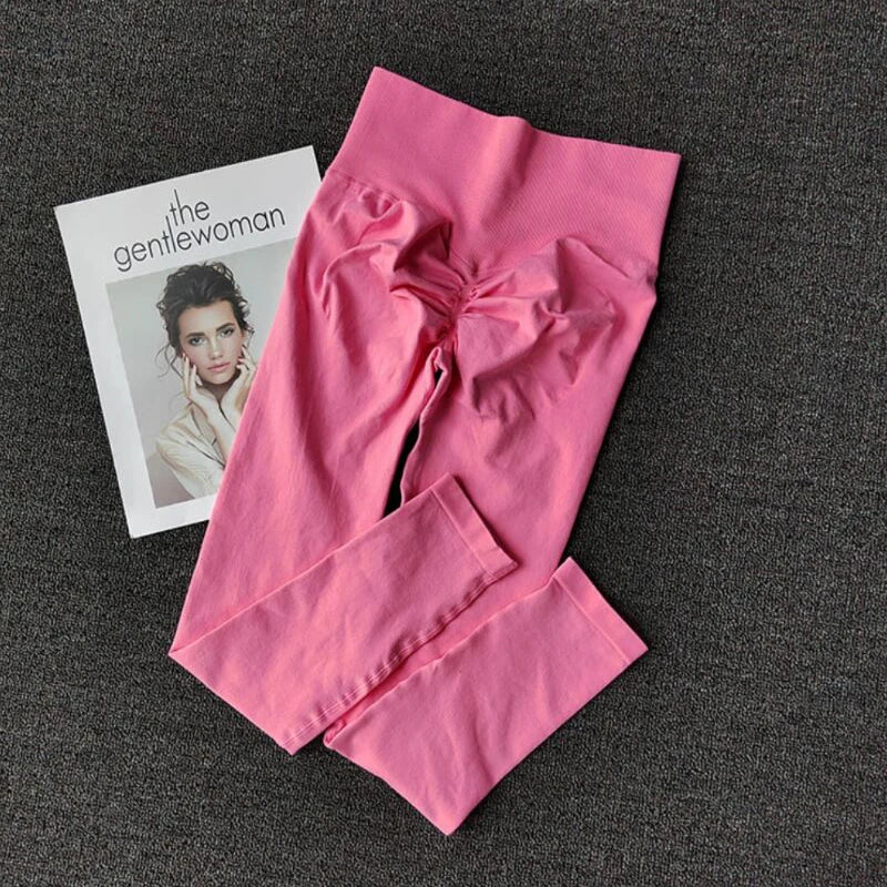 Seamless High-Waist Scrunch Butt Leggings