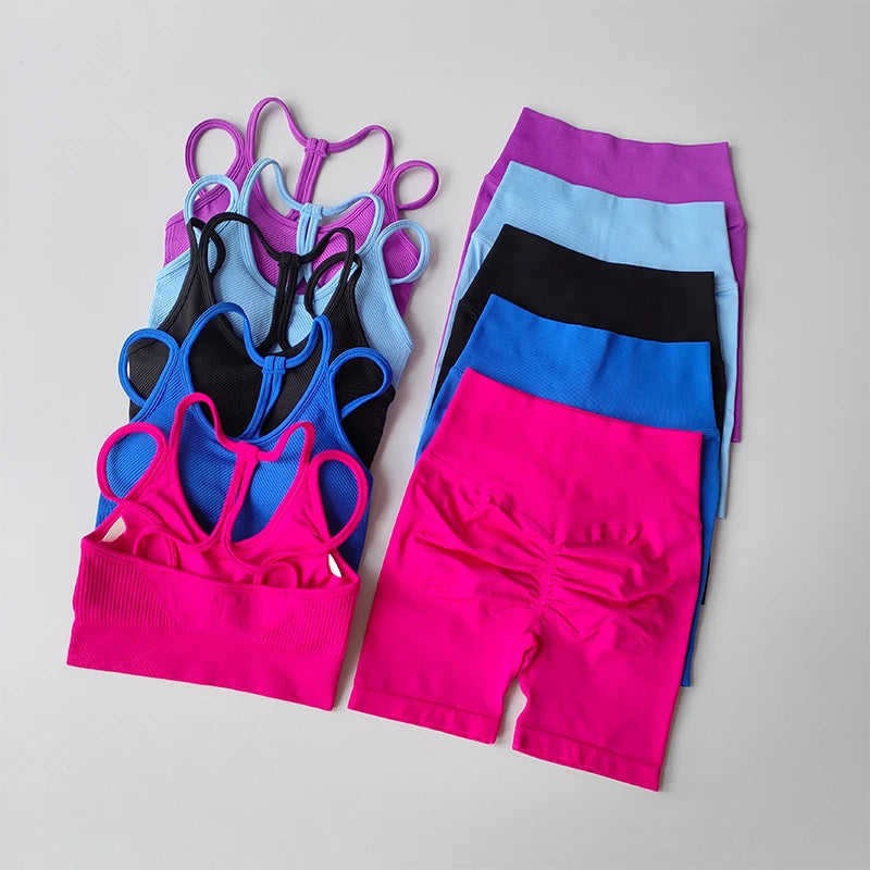 Peach-Lift High-Waist Sports & Shockproof Bra
