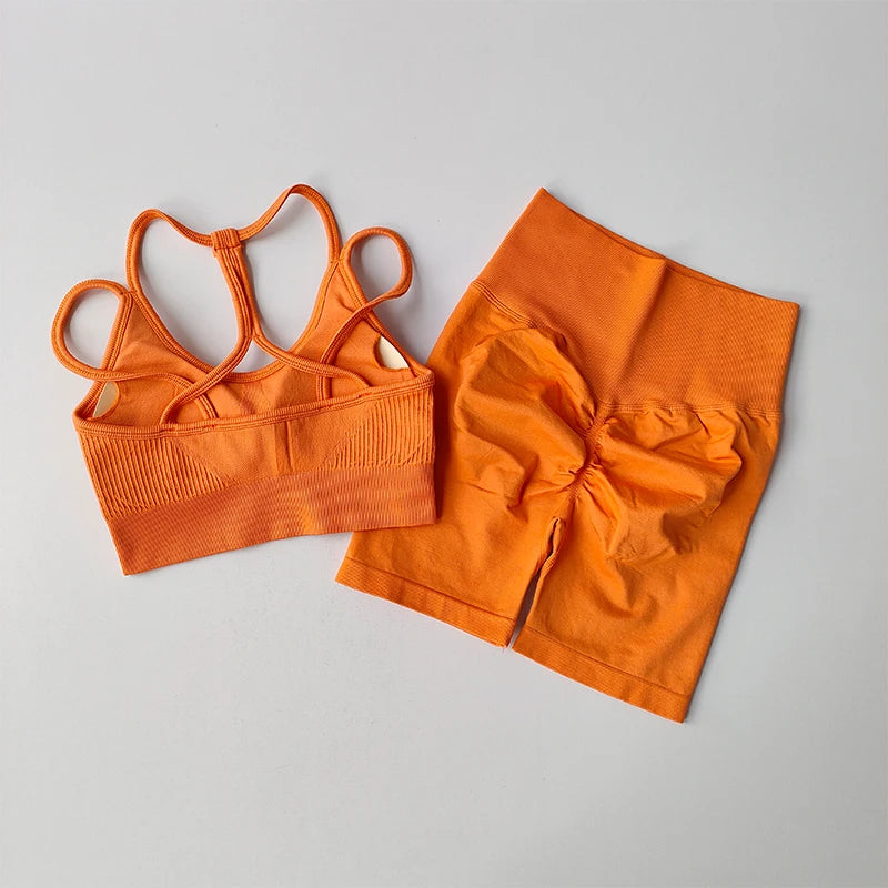 Peach-Lift High-Waist Sports & Shockproof Bra
